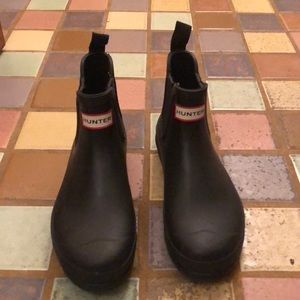 Hunter ankle rain boots size US 8